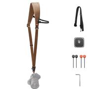 PGYTECH Dragonne d'appareil Photo Pro, Sangle Épaule Renforcée à Dégagement Rapide Avec Bretelle Sous-bras Amovible, Coussin Ergonomique Cuir