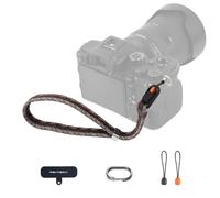 PGYTECH Dragonne fine à libération rapide réglable pour appareils photo compacts/sans miroir/instantanés, compatible avec Sony RX100/Canon G7X/Ricoh GR/Leica/Fujifilm, style tendance, Noir