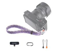 PGYTECH Dragonne fine à libération rapide réglable pour appareils photo compacts/sans miroir/instantanés, compatible avec Sony RX100/Canon G7X/Ricoh GR/Leica/Fujifilm, style tendance, Lilas/violet