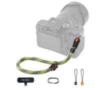 PGYTECH Dragonne fine pour photographes - Réglable - Libération rapide - Compatible avec les appareils photo instantanés compacts sans miroir - Dragonne de smartphone pour Sony/Nikon/Canon, Vert