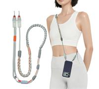 PGYTECH LinkGo Lanière pour Téléphone, 2 Trou de Sangle, avec Chiffon de Nettoyage d’Objectif & Point de Suspension Multifonction, pour iPhone, Android et la Plupart des Smartphones