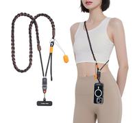 PGYTECH LinkGo Sangle Smartphone, Bandoulière en Nylon Réglable avec Points d’Attache Multiples, Perle de Fixation Rapide et Chiffon de Nettoyage, Compatible iPhone, Android et Autres Smartphones