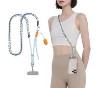 PGYTECH LinkGo Sangle Smartphone, Bandoulière en Nylon Réglable avec Points d’Attache Multiples, Perle de Fixation Rapide et Chiffon de Nettoyage, Compatible iPhone, Android et Autres Smartphones