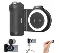 PGYTECH MagCam 2 & MagGlow Kit : Poignée Smartphone MagSafe 3-en-1, Batterie 3000mAh, déclencheur Bluetooth & LED magnétique - Kit Photo/vidéo pour iPhone 12-17 (Noir)