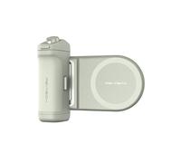 PGYTECH MagCam Ensemble de Poignée 3-en-1 avec Chargement sans Fil MagSafe/Télécommande Bluetooth Détachable pour iPhone 16/15/14/13/12/Android 14, Support de Téléphone, Vert