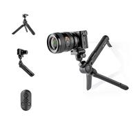 Pgytech Mantispod 2.0 Bluetooth Mini appareil photo Vlogging Tripod Small Travel Flexible DSLR Pocket Stand Video Vlog Vlog Bureau de prise de vu