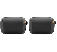 PGYTECH Mini Tech Organizer, Sacoche Accessoires Câbles de Voyage, Noir (Lot de 2)