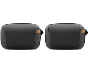 PGYTECH Mini Tech Organizer, Sacoche Accessoires Câbles de Voyage, Noir (Lot de 2)