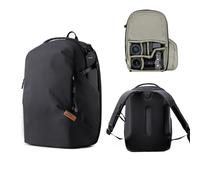 PGYTECH OneGo Lite Sac a Dos Appareil Photo 16L Sac Léger étanche pour Photographie Urbaine et Voyage. Compatible Sony/Canon/Nikon/reflex/numériques, Noir Mat