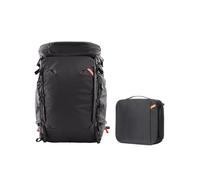 PGYTECH OnePro Flex Sac à dos 30 l (noir sidéral) + insert pour appareil photo, taille moyenne, sac pour appareil photo de plein air, photographe, sac de grande capacité, sac à dos, ouverture complète