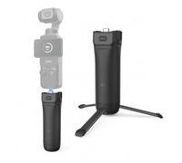 PGYTECH Poignée Batterie pour DJI Osmo Pocket 3/Pocket 4/4 Pro, Noir | Capacité Batterie 4800mAh, Trépied Pliable Intégré, Port de Charge Type-C, Filetage 1/4 Inférieur, pour Xtra Muse