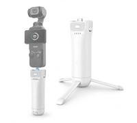 PGYTECH Poignée Batterie pour DJI Osmo Pocket 3/Pocket 4/4P/Xtra Muse Blanc