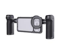 PGYTECH ProShot Kit Cage Vidéo pour Smartphone, Stabilisateur Professionnel pour Vlog en Aluminium avec Double Poignée à Libération Rapide & Commande Bluetooth sans Fil pour iPhone 17 Pro
