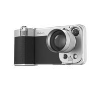 PGYTECH RetroVa 2X Téléobjectif et Kit Grip pour iPhone 18/17 Pro Max | Optique 2X embarquée, commandes haptiques et style vintage pour scènes de rue, détails en voyage et portraits.