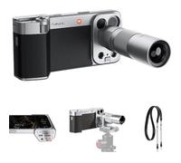 PGYTECH RetroVa Coffret Tout-en-Un iPhone 17 Pro, avec Téléobjectif 2.35x, Coque Vintage, Poignée Bluetooth pour Smartphone,Slot MicroSD, Filetage 1/4"-20, Support de Trépied & Dragonne