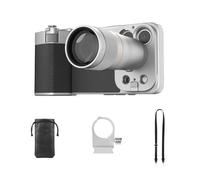 PGYTECH RetroVa Téléobjectif 4X et Poignée Photo pour iPhone 18/17 Pro Max | Réglages manuels via l’app et AI Ultra-Clear pour concerts, animaux, sport, voyages, mode et scènes urbaines.