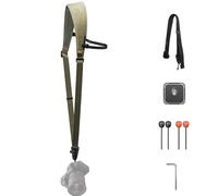 PGYTECH Sangle Appareil Photo Pro, Sangle Épaule Renforcée à Dégagement Rapide Avec Bretelle Sous-bras Amovible, Harnais Professionnel Coussin Ergonomique Cuir pour Appareils Photo DSLR/Hybrides, Vert