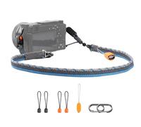 PGYTECH Sangle d'appareil photo Slim Réglable à dégagement rapide 820-1360mm Légère Multicolore pour appareils photo hybrides/compacts/Instax/numériques, Trendy Style,Bleu Mystique