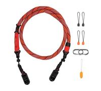 PGYTECH Sangle d'appareil photo Slim Réglable à dégagement rapide 820-1360mm Légère pour appareils photo hybrides/compacts/Instax/numériques, Style Outdoor,Rouge Flamboyant