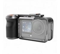 PGYTECH StreetPro Kit Poignée pour DJI Osmo Action 6, Cage Appareil Rig | Poignée Ergonomique, Griffe Flash Extension, Fixation Rapide, Rig Vlogging Stable, Aluminium Léger et Robuste