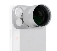 PGYTECH Téléobjectif 2X pour iPhone 17 Pro, Kit d'Imagerie Vintage RetroVa avec Bague d'Adaptation et Pochette, Zoom Optique Professionnel pour Création Cinématographique Mobile