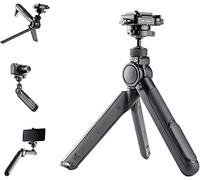 PGYTECH UK Mantispod Pro Trépied de vlogging avec Mini tête sphérique inversée Snaplock, Plaque Arca Swiss et Support de téléphone (P-CG-020), Noir