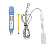 PH - 03 II D Testeur de pH Portable et Compteur de qualité de l'eau - Instrument d'acidité étanche IP65 avec boîtier ABS pour l'aquaculture, la Culture hydroponique, Le