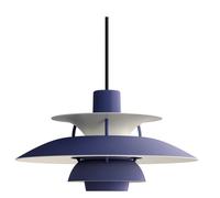 PH 5 Mini Monochrome Lampe suspension Louis Poulsen Dusty Indigo - 5714693024759