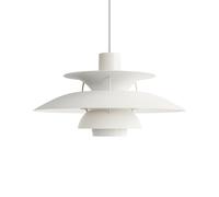 PH 5 Monochrome Lampe suspension Louis Poulsen Blanc - 5714693431151