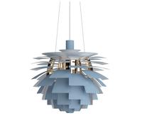 Louis Poulsen Suspension PH Artichoke Ø48cm Dusty blue-brass metallised