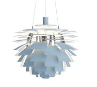 Louis Poulsen Suspension PH Artichoke Ø60cm Dusty blue-high lustre chrome plated