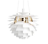 Louis Poulsen Suspension PH Artichoke Ø60cm Soft white-brass metallised