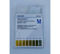 PH Indicateur 6,5-10 universel mcolorphasttm 100 bandelettes de test