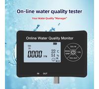 pH-m?tre 5 en 1 pour l'eau Un clic -Etalonnage Testeur num?rique de qualit ? EC/TDS/PH/Temp?rature/Humidit ? avec 1 PCS et 2 PCS TDS -Sensor -Boîte de m?moire -Boîte de boisson -Aquarium