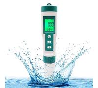 PH Mètre, 7 in 1 TDS/EC/Salinité/ORP/S.G/Température/PH Testeur, avec Rétro-éclairage PH Metre, Haute Précision, Adapté aux Piscines D'eau Potable aux Aquariums de Laboratoire