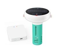 PH Mètre, Compteur de chlore 7 en 1 PH ORP EC TDS température de salinité CL testeur de Ppm d'eau salée moniteur de contrôle APP for piscine Spa(Gateway)