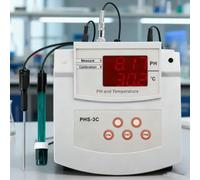 PH-mètre de laboratoire de paillasse, testeur de pH numérique, étalonnage automatique, précision de ±0,01 pH, for aquarium, laboratoire et piscine.