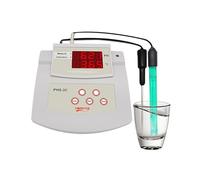 PH-mètre De Laboratoire, Moniteur De Qualité De l'eau avec Écran LCD, Plage De Mesure : 0,00 À 14,00 ; Reconnaissance Et Étalonnage Automatiques des Tampons en 2 Points, pour Les Universités