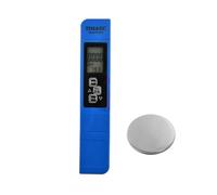 PH Mètre, Testeur de qualité de l'eau TDS/EC/TEMP, détection de conductivité, testeur de température, compteur bleu rétroéclairé 0-9999ppm 0-9999us/cm(With Battery)