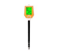 pH-mètre, Testeur de sol 6 en 1 PH/EC/humidité/lumière du soleil/humidité de l'air/température, ph-mètre de conductivité de haute précision for le jardinage et l'agriculture Pour culture intérieure et
