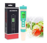 PH Mètre, Testeur numérique 7 en 1 PH/TDS/EC/sel/ORP/SG/température, étanche, haute précision, for nutriments hydroponiques, piscine, sol d'aquarium
