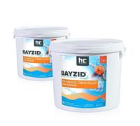 pH Moins Granulé 2 x 7 kg (14 kg) - Bayzid® - Régulateur de pH Piscine - Réduit l'Alcalinité & Préserve la Clarté de l'eau