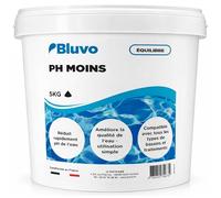 pH Moins Piscine - Réducteur de pH en Poudre | Baisser Le pH de l’Eau Rapidement | Traitement Eau Piscine et Spa | Formats 1,5 kg et 5 kg | Conditionné en France (5KG)
