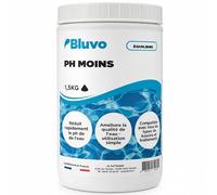 pH Moins Piscine - Réducteur de pH en Poudre | Baisser Le pH de l’Eau Rapidement | Traitement Eau Piscine et Spa | Formats 1,5 kg et 5 kg | Conditionné en France (1,5KG)
