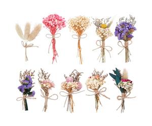 PH PandaHall 10 Lot de Fleurs Séchées pour Vase Mini Bouquets de Fleurs Séchées pour DIY Décorations de Mariage Fêtes d'automne Loisirs Créatifs Décoration de Vase, 10.5~19.5cm