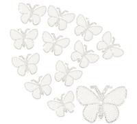 PH PandaHall 10 patch Thermocollant en Strass Papillon Patchs de Réparation Bling 8x6cm pour Chapeaux Sacs à Dos Vêtements Jeans Vestes Casquettes