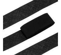 PH PandaHall 10m Ruban de Bordure en Coton Noir 32mm Ruban de Biais en Coton Rubans de Bordure pour Ourlets et Finitions pour Noël DIY Projets en Tissu Confection de Vêtements Couture Passepoil