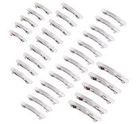 PH PandaHall 120pcs 4 Tailles Barrette de Cheveux en Fer Pince à Cheveux Française pour les Bijoux et l'artisanat, Platine