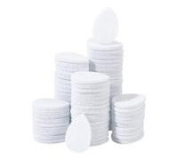 PH PandaHall 120pcs Tampons aromatiques de Recharge Non parfumés 3x2cm Tampon diffuseur d'huiles essentielles Blanc Tampons de Parfum de Remplacement en Forme de Larme pour humidificateur