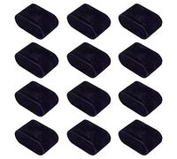 PH PandaHall 12pcs Coussin pour Montre, Coussin Montres en Cuir avec Velour pour Présentation 72x44x35mm Noir Coussin Bijoux Présentoir pour Rangement et Collection de Montre